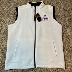 Under Armour Storm Daytona Men's Golf Vest XL White COBE Tournament NWT